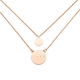 Double Coin Necklace
