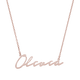 Name Necklace Italics