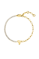 PV Tennis & Chain Bracelet